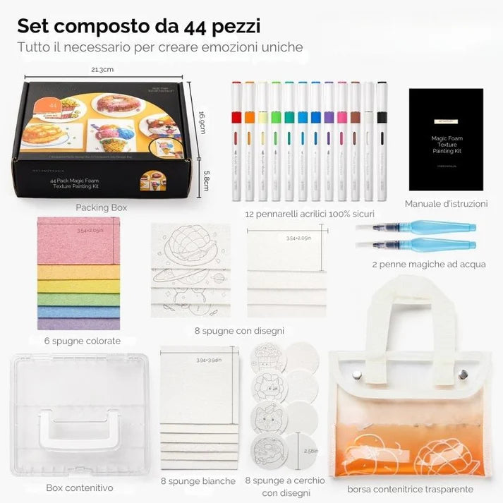 Kit Magia 3D™ - "Colora, aggiungi acqua e guarda la magia prendere vita"