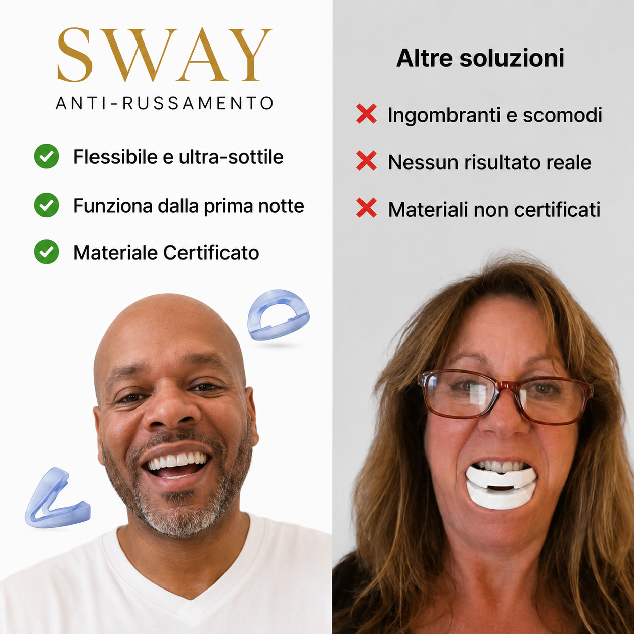 SWAY SilentBite™ | Bite Anti-Russamento